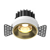 Maytoni Technical Round Встраиваемый светильник цвет: латунь DL058-12W3K-TRS-BS