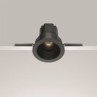 Maytoni Technical Wise Встраиваемый светильник цвет: черный DL057-7W3K-B