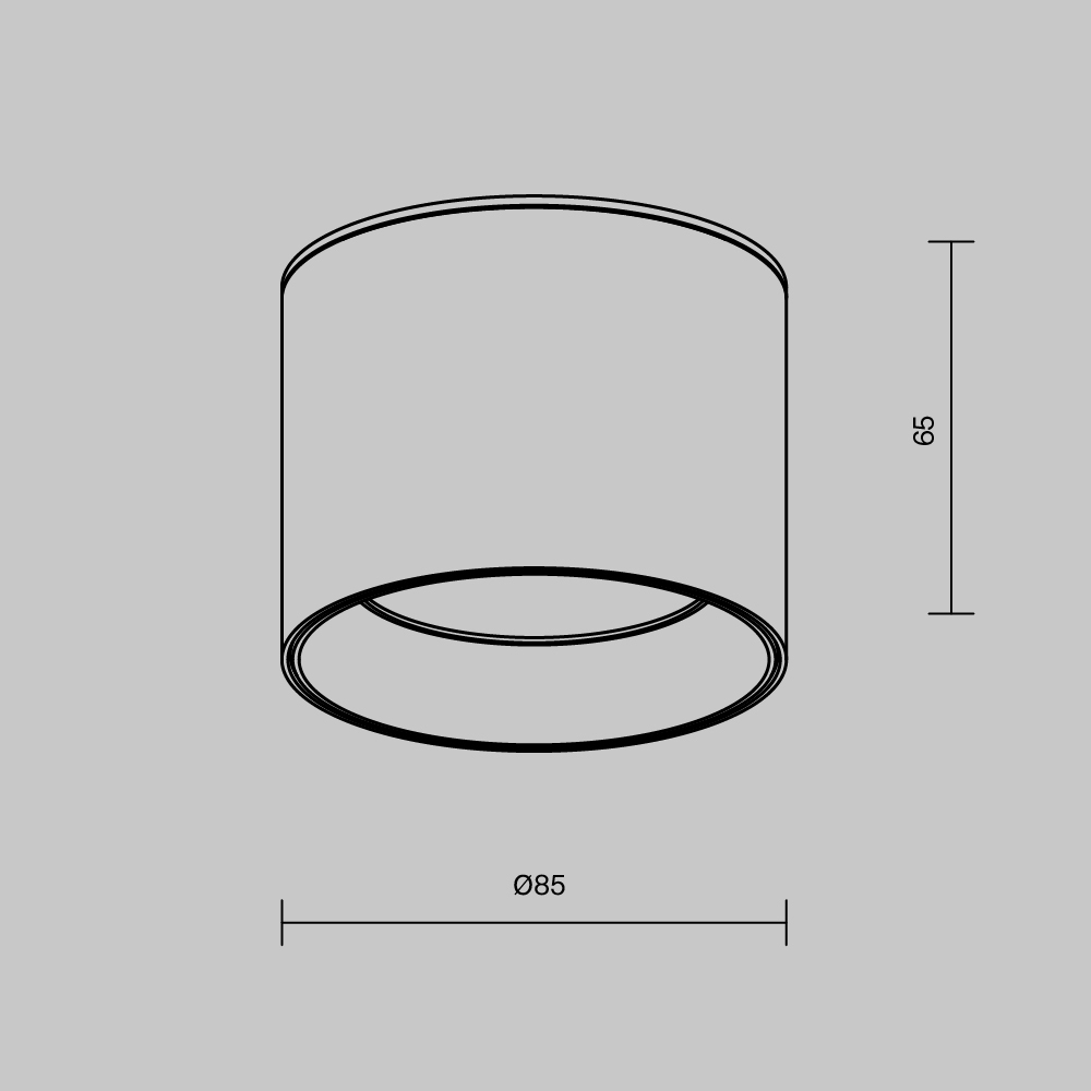 Maytoni Technical Glam Потолочный светильник цвет: черный C096CL-GX53-B
