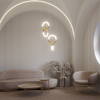 Maytoni Modern Node Подвесной светильник цвет: золото MOD165PL-L18G3K