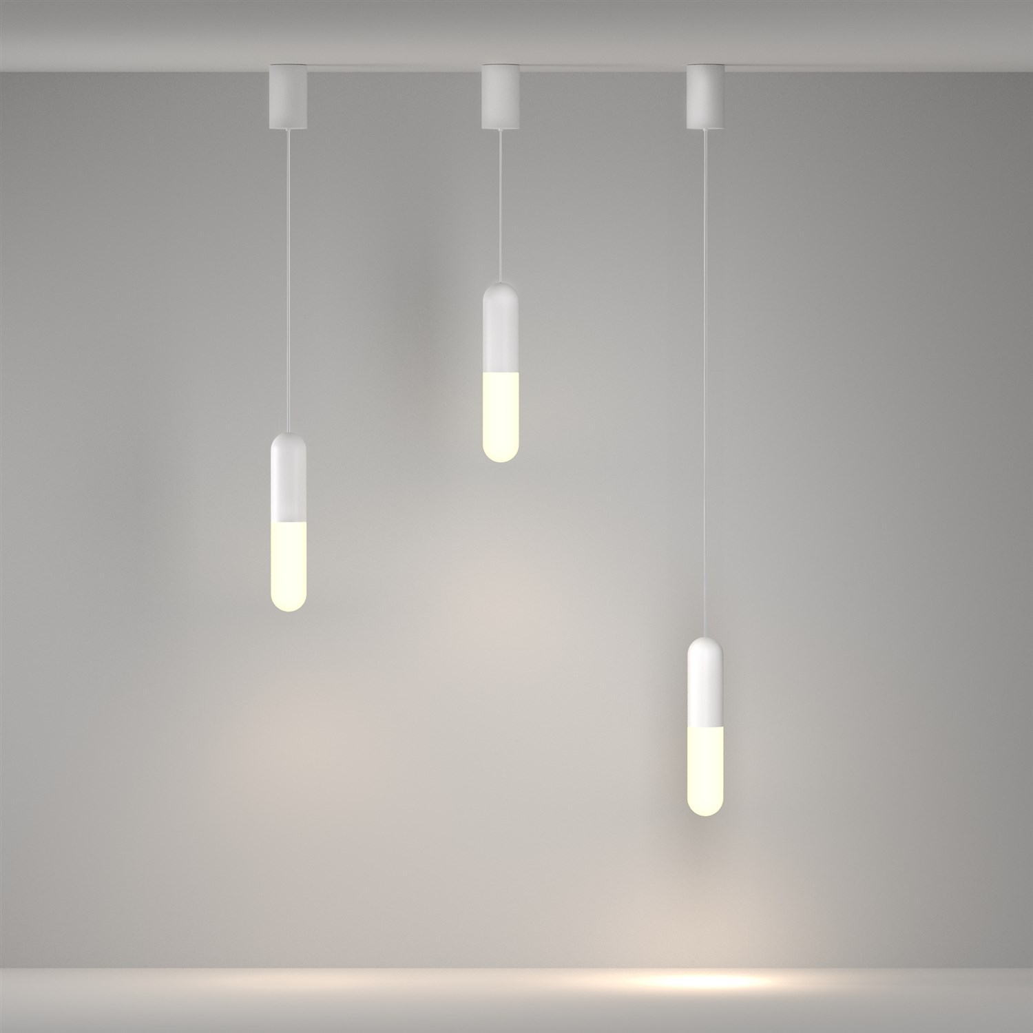 Maytoni Technical Mist Подвесной светильник цвет: белый P101PL-L300-12W3K-W