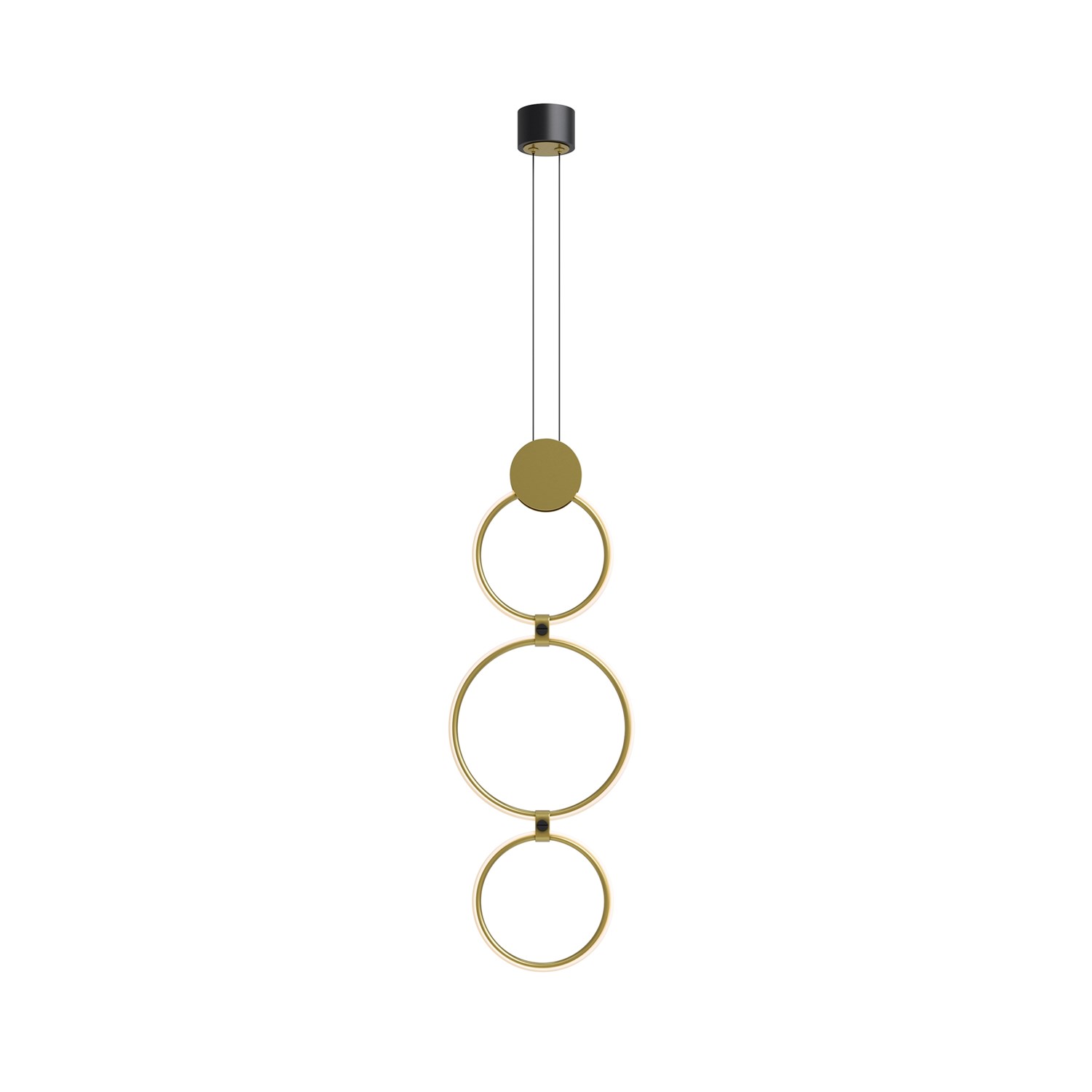Maytoni Modern Link Подвесной светильник цвет: черный и латунь MOD357PL-L20BS3K