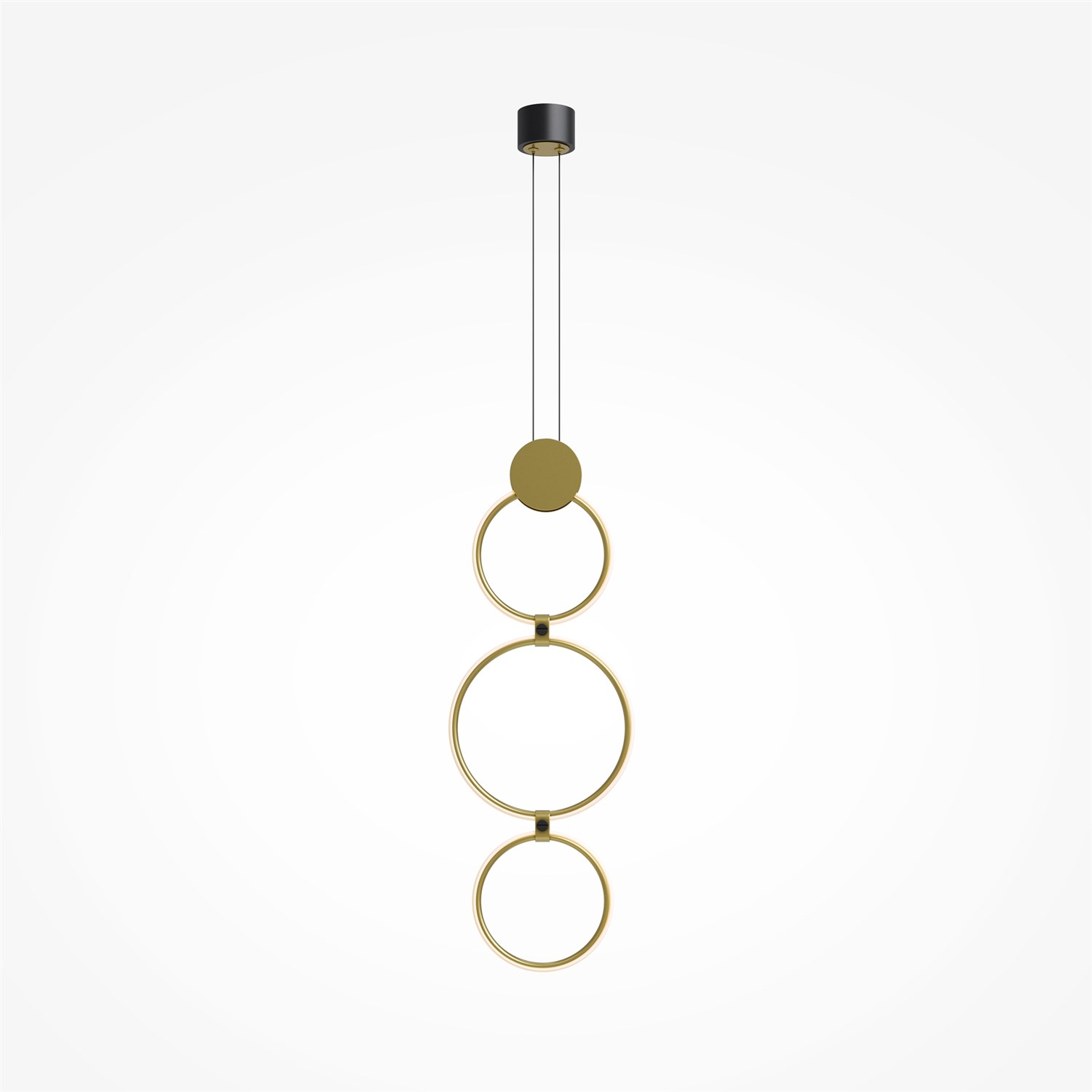 Maytoni Modern Link Подвесной светильник цвет: черный и латунь MOD357PL-L20BS3K