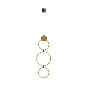 Maytoni Modern Link Подвесной светильник цвет: черный и латунь MOD357PL-L20BS3K
