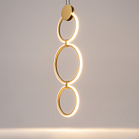 Maytoni Modern Link Подвесной светильник цвет: черный и латунь MOD357PL-L20BS3K