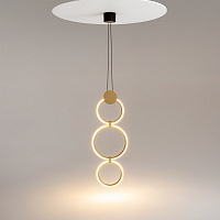Maytoni Modern Link Подвесной светильник цвет: черный и латунь MOD357PL-L20BS3K