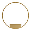 Maytoni Modern Rim Настенный светильник (бра) цвет: латунь MOD058WL-L50BSK