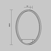 Maytoni Modern Rim Настенный светильник (бра) цвет: латунь MOD058WL-L50BSK