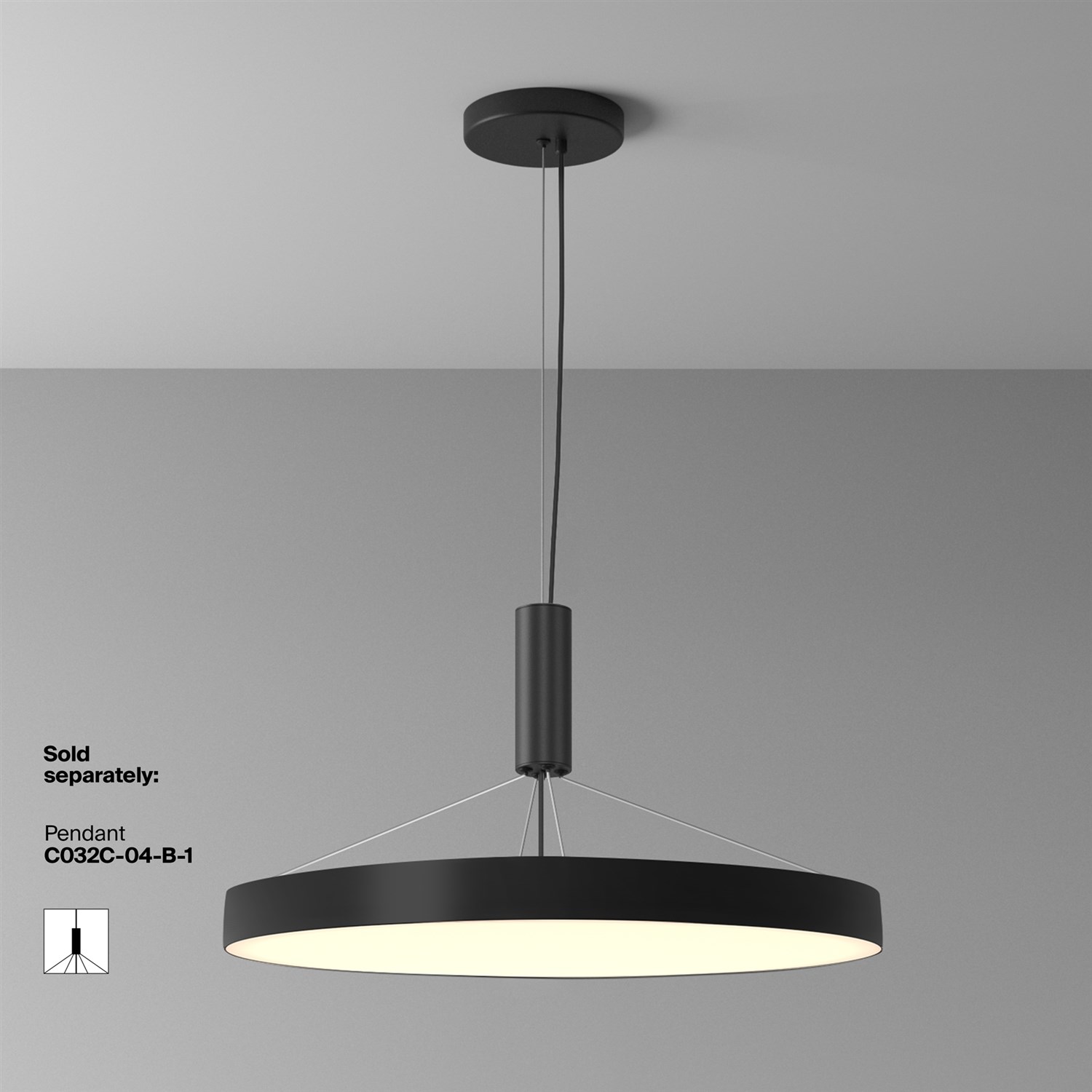 Maytoni Technical Zon Потолочный светильник цвет: черный C032CL-90W3K-RD-B