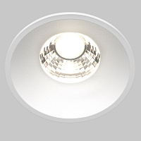 Maytoni Technical Round Встраиваемый светильник цвет: белый DL058-7W4K-W