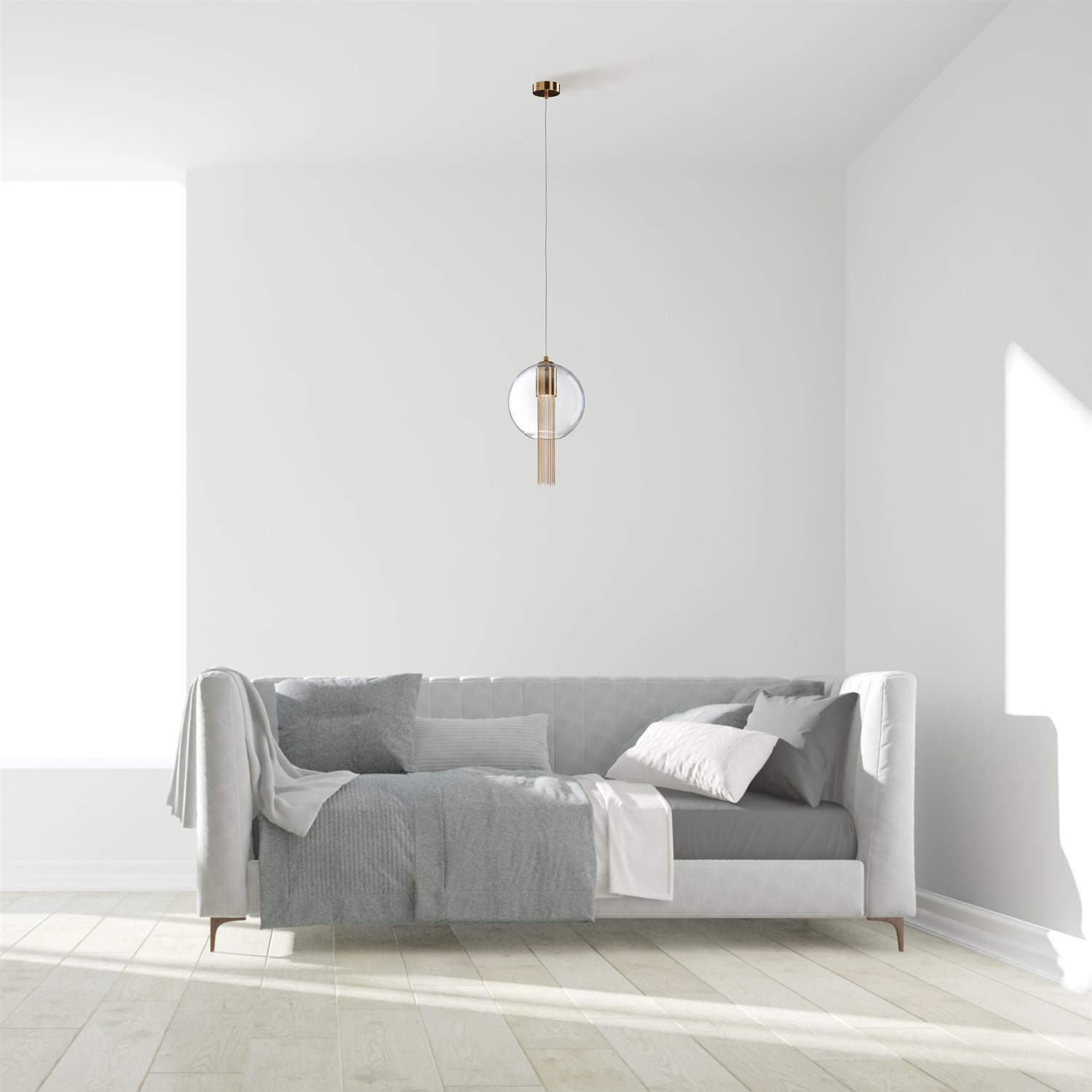 Maytoni Modern Flusso Подвесной светильник цвет: бронза P095PL-01BZ1