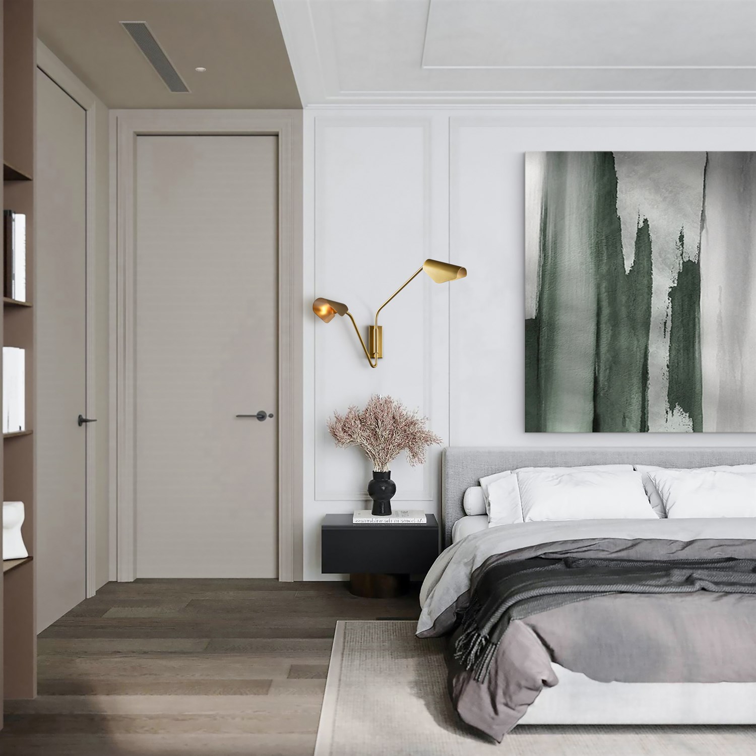 Maytoni Modern Notta Настенный светильник (бра) цвет: латунь MOD417WL-02BS