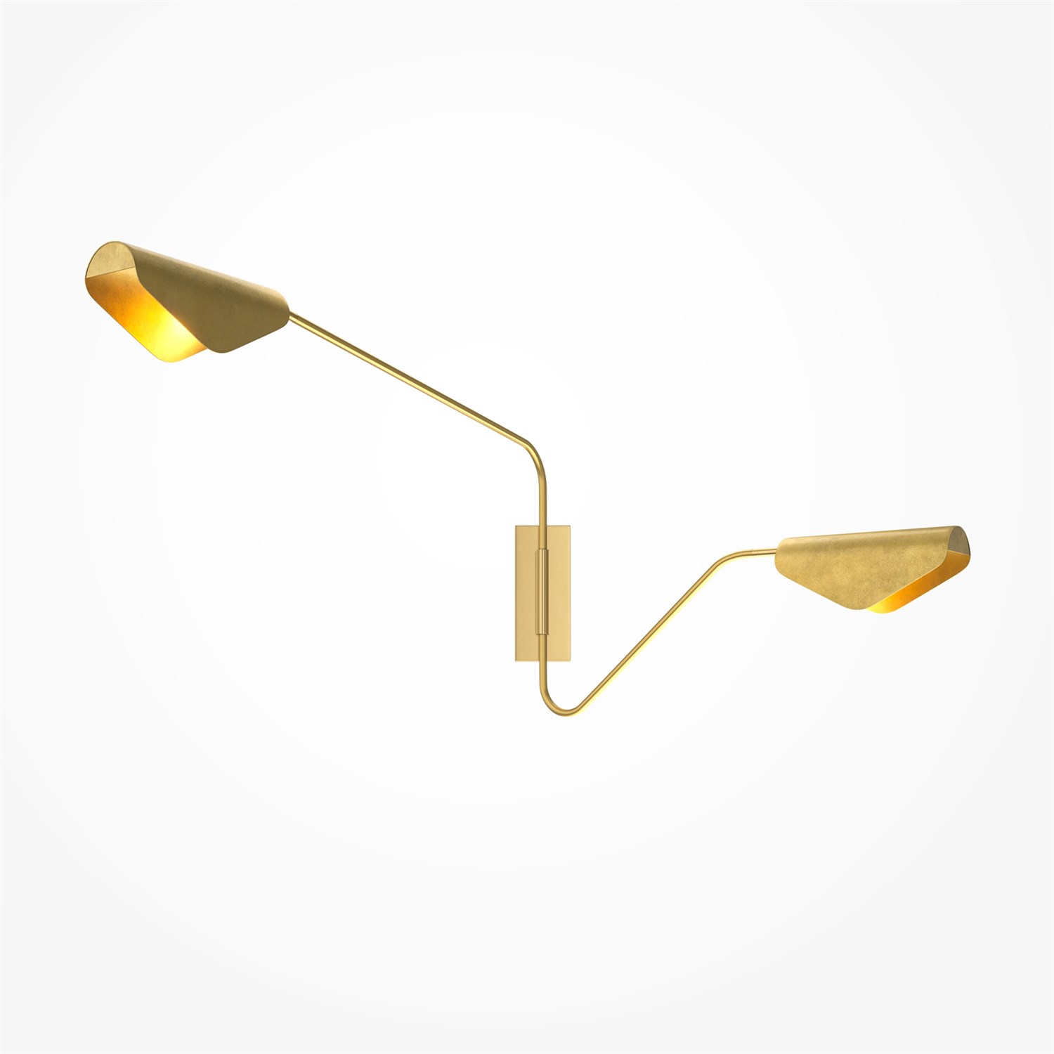 Maytoni Modern Notta Настенный светильник (бра) цвет: латунь MOD417WL-02BS
