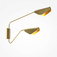 Maytoni Modern Notta Настенный светильник (бра) цвет: латунь MOD417WL-02BS