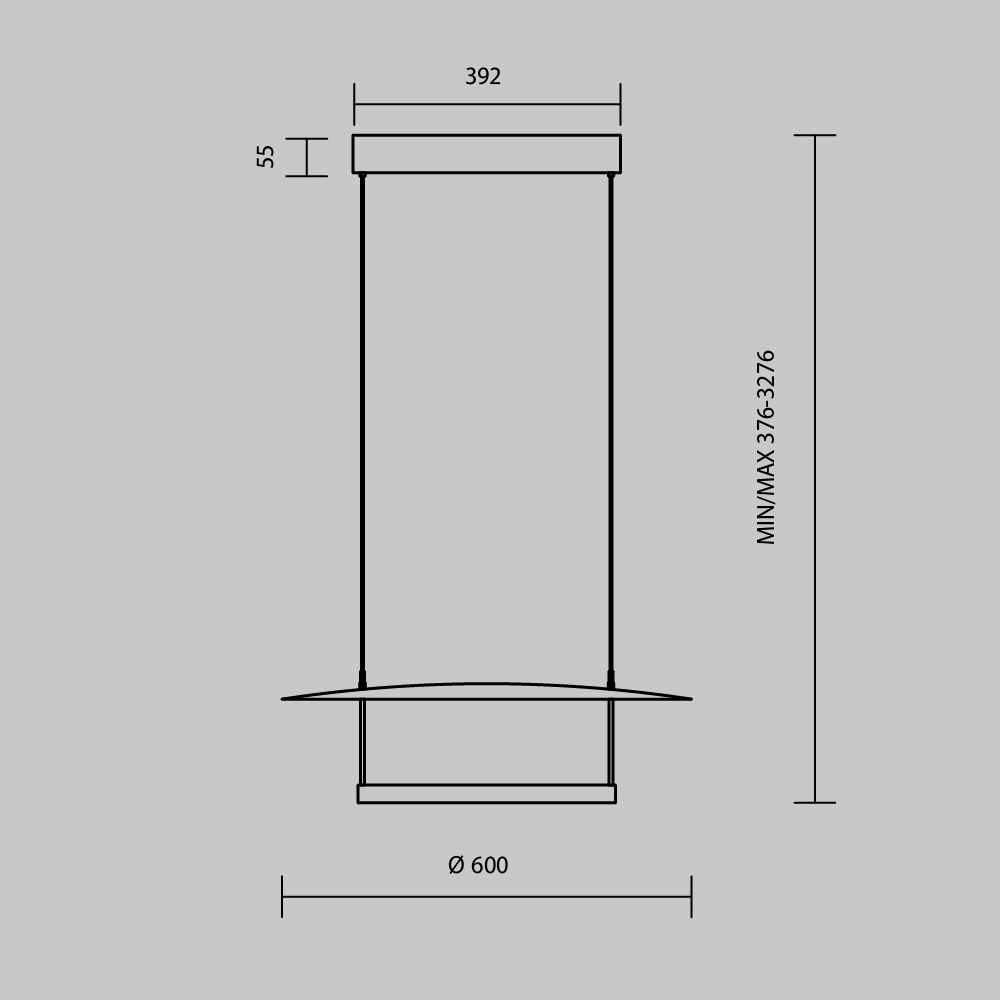 Maytoni Modern Ambience Подвесной светильник цвет: черный MOD280PL-L30B3K1
