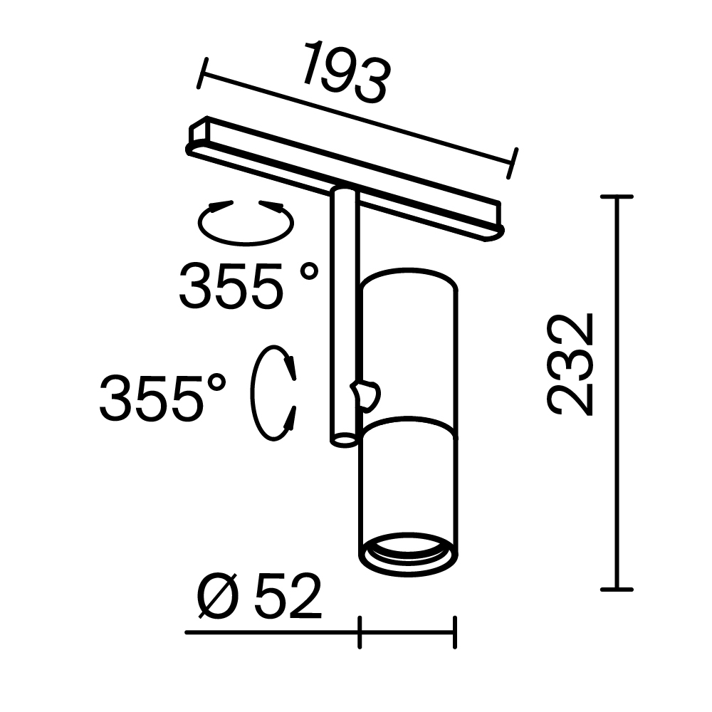 Maytoni Technical Elti Трековый светильник цвет: черный TR005-2-12W3K-BW