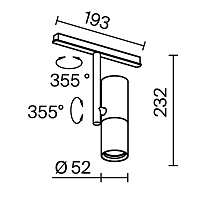 Maytoni Technical Elti Трековый светильник цвет: черный TR005-2-12W3K-BW