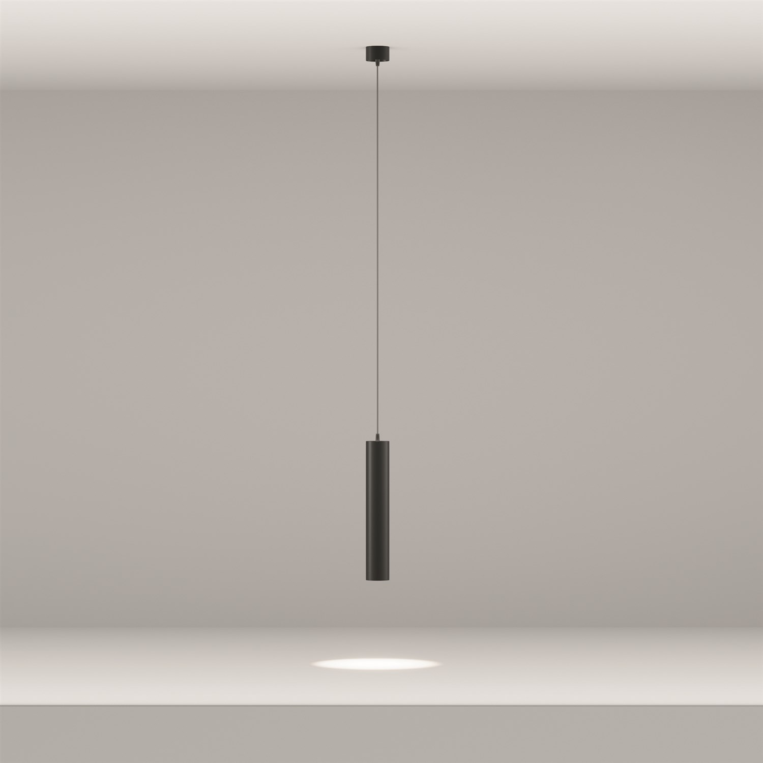 Maytoni Technical Focus LED Подвесной светильник цвет: черный P072PL-L12B4K-1