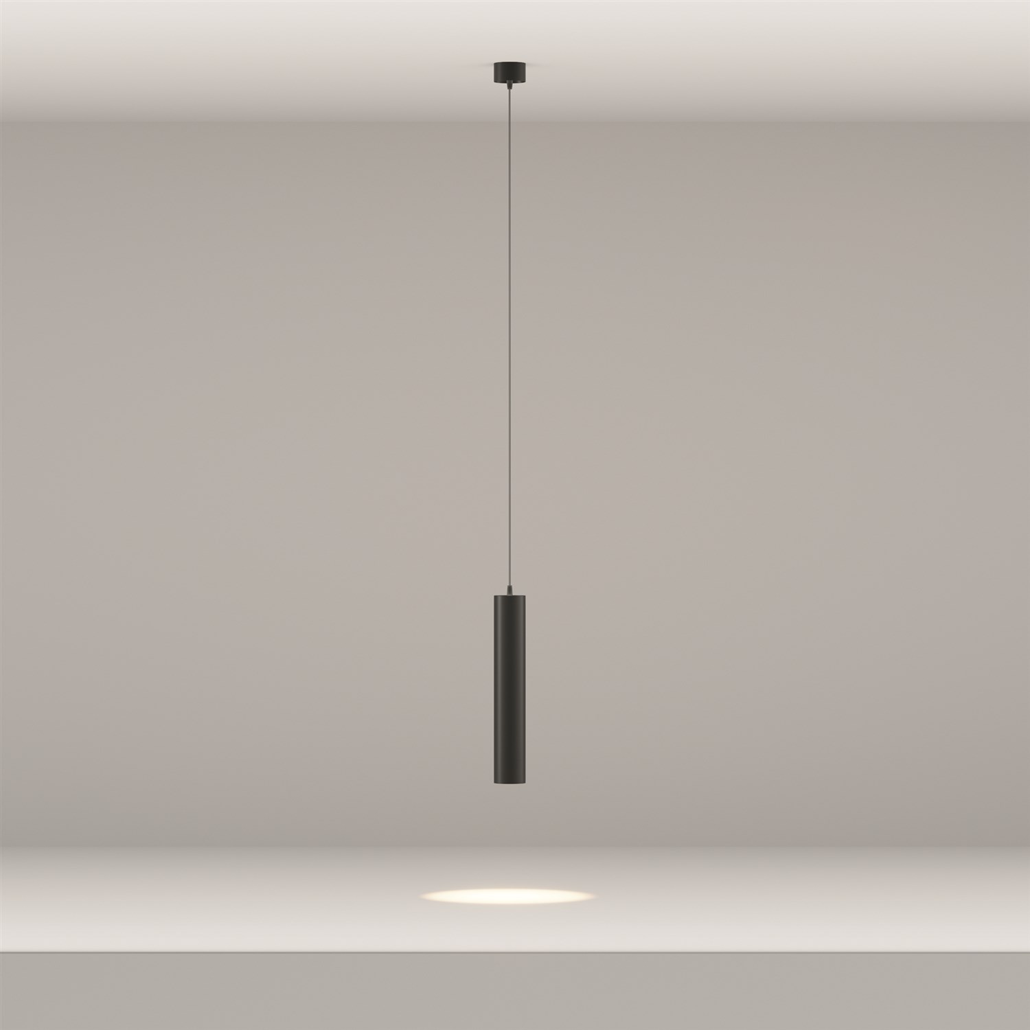 Maytoni Technical Focus LED Подвесной светильник цвет: черный P072PL-L12B3K-1