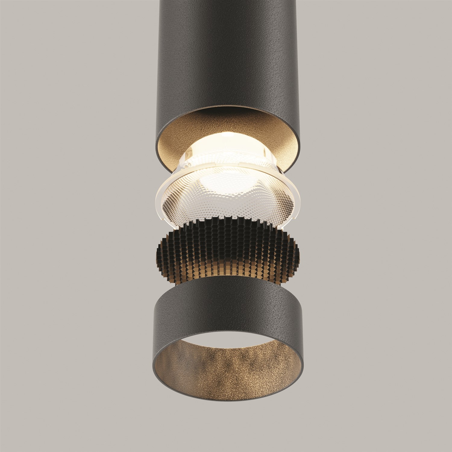 Maytoni Technical Focus LED Подвесной светильник цвет: черный P072PL-L12B3K-1