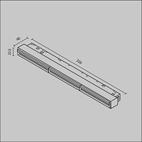 Maytoni Technical Parete Трековый светильник цвет: черный TR106-2-18W3K-B