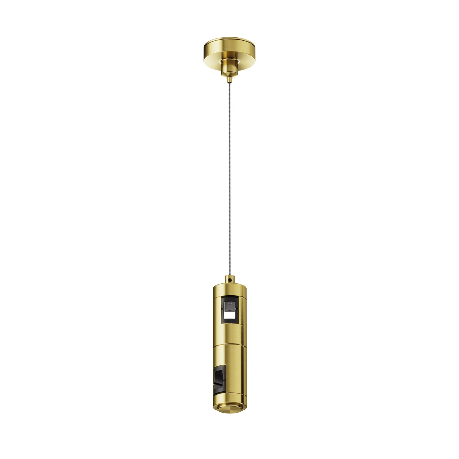 Maytoni Technical Подвес тросовый Hang двойной Flarity латунь TRA157SW-D1-BS