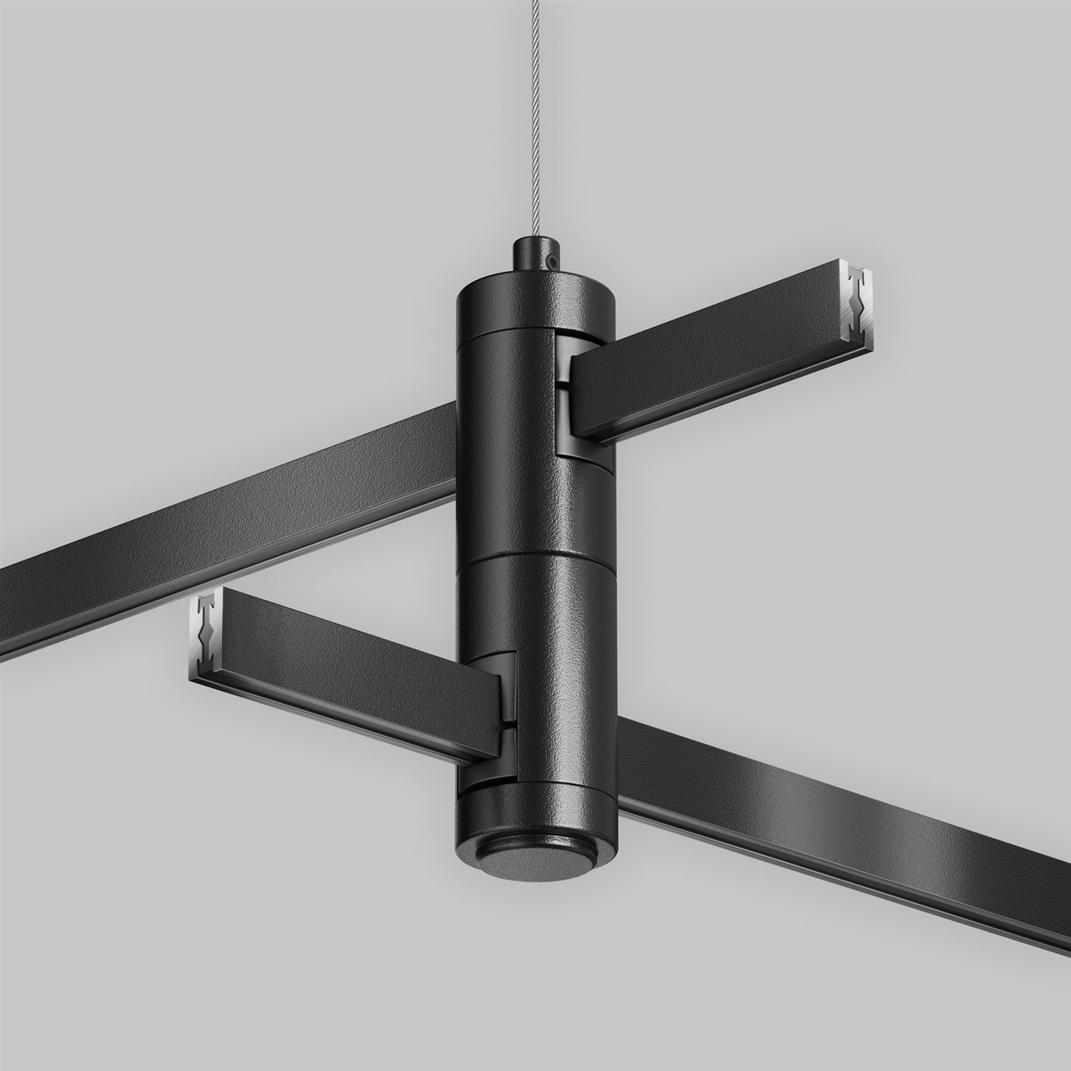 Maytoni Technical Подвес тросовый Hang двойной Flarity черный TRA157SW-D1-B