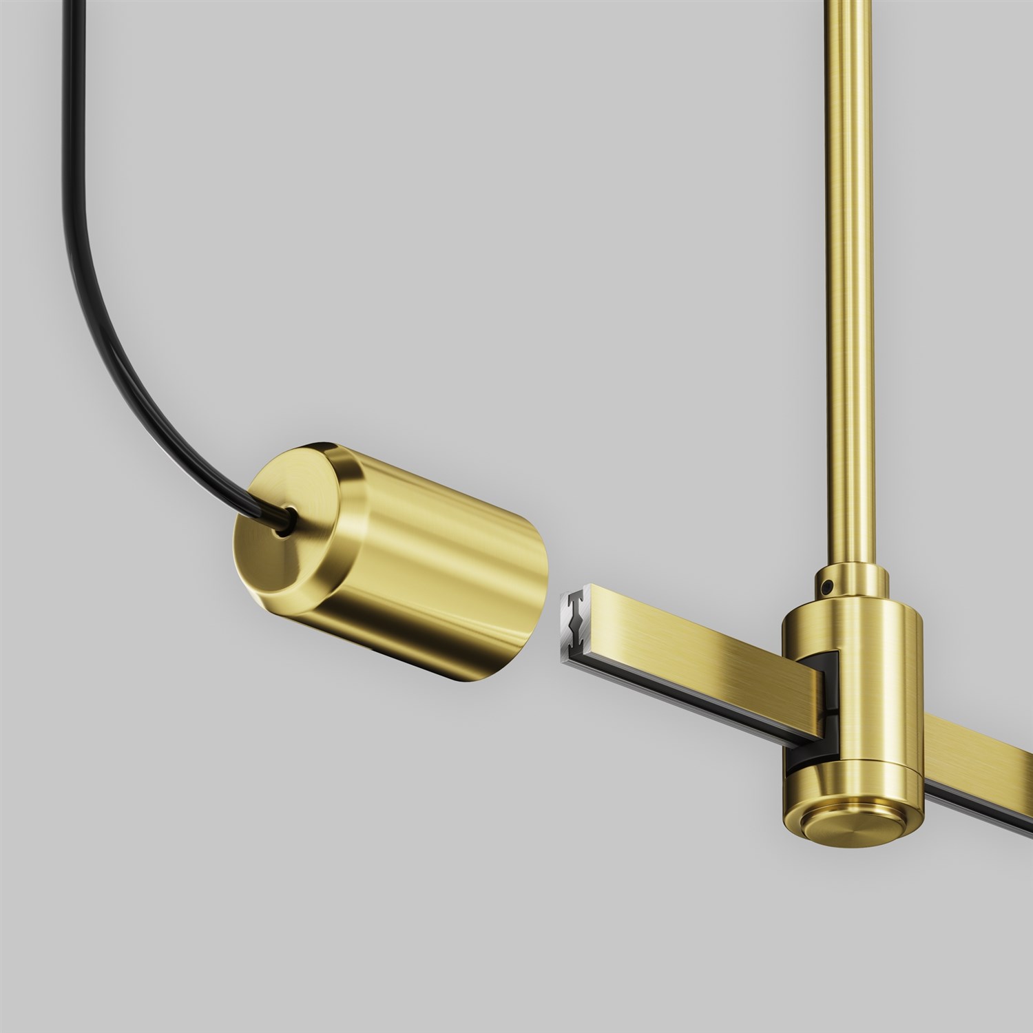 Maytoni Technical Ввод питания боковой Flarity латунь TRA154C-SB1-BS