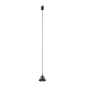 Maytoni Technical Cono Трековый подвесной светильник цвет: черный TR166-1-7W3K-M-B