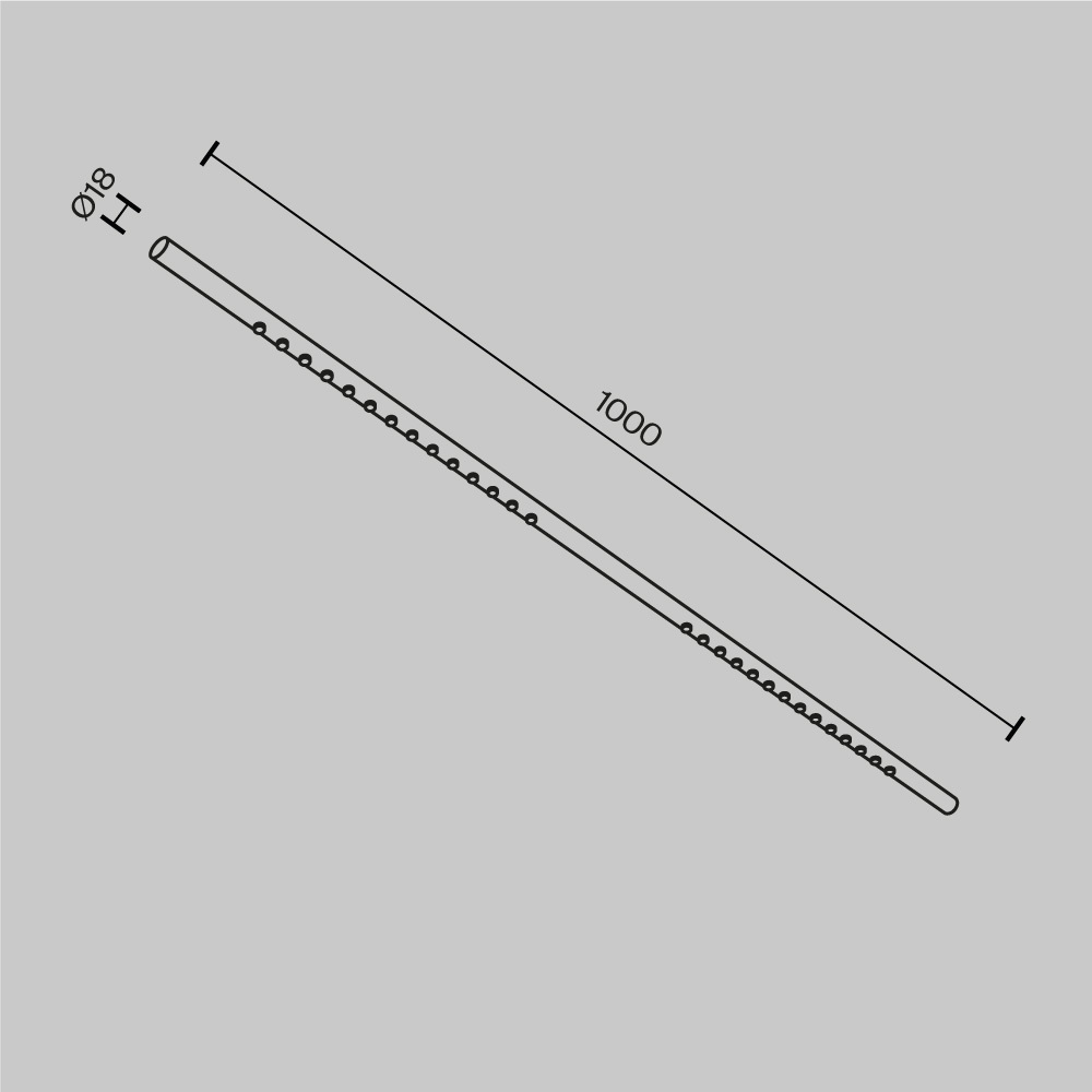 Maytoni Technical Points Светильник цвет: латунь C101CL-L1000-24W3-6K-BS
