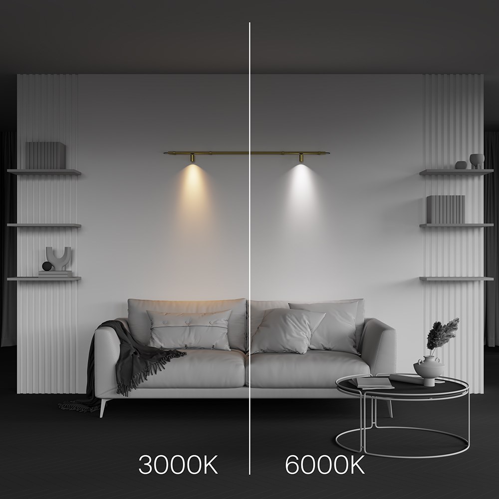 Maytoni Technical Focus LED Светильник цвет: латунь C103CL-5W3-6K-BS