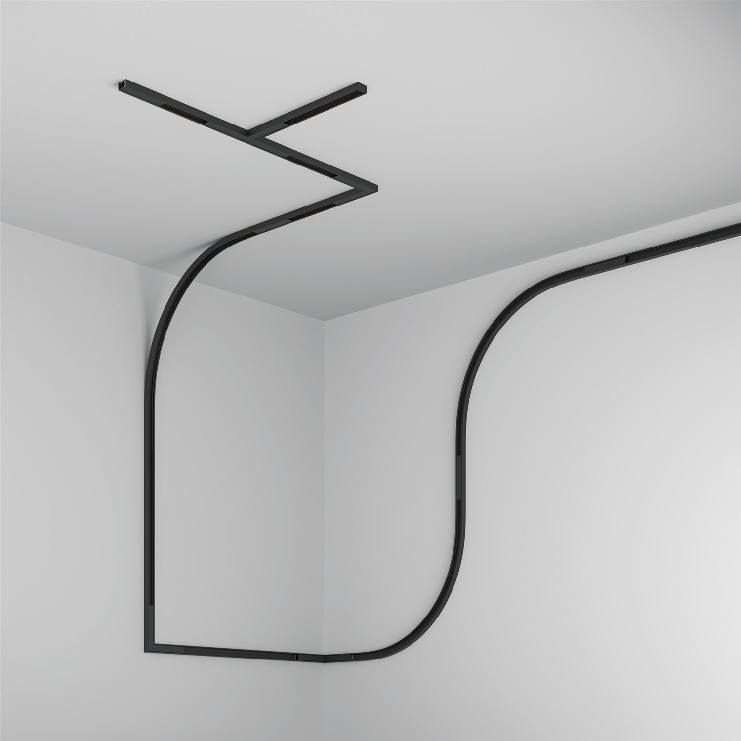 Maytoni Technical Busbar trunkings Basity Шинопровод накладной цвет: черный TRX172-111B