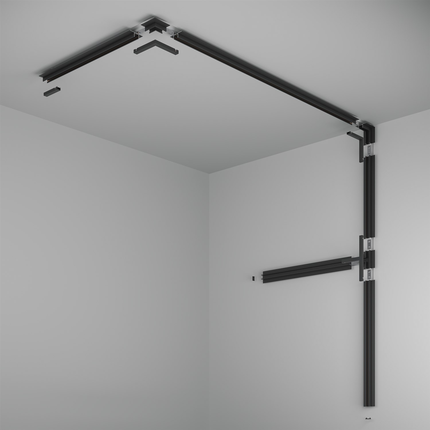 Maytoni Technical Busbar trunkings Basity Шинопровод встраиваемый цвет: черный TRX172-121B