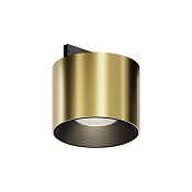 Maytoni Technical Alfa S Трековый светильник цвет: черный и латунь TR188-1-5W4K-M-BBS