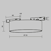 Maytoni Technical Zon Трековый светильник цвет: черный TR189-1-12W4K-BW