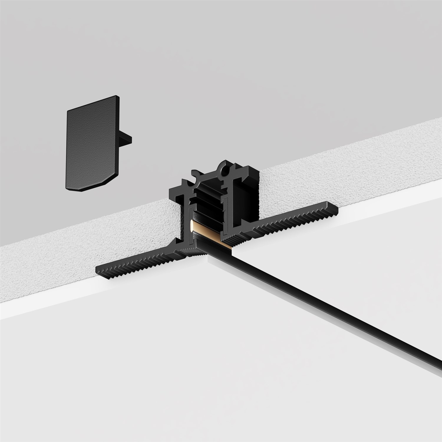 Maytoni Technical Busbar trunkings Levity Шинопровод встраиваемый цвет: черный TRX184-132B
