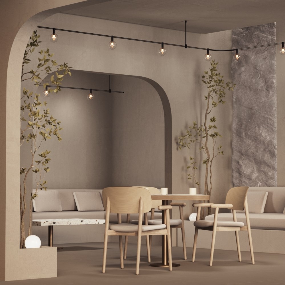 Maytoni Technical Bubble Трековый светильник цвет: черный TR205-1-3W3K-B