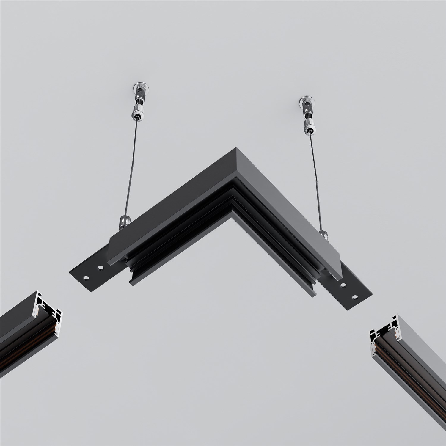 Maytoni Technical Коннектор угловой Exility накладной низкопрофильный TRAM034CL-41B