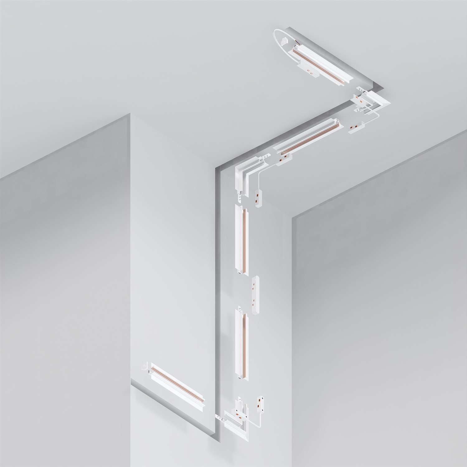 Maytoni Technical Busbar trunkings Exility Шинопровод встраиваемый цвет: белый TRXM034-422W