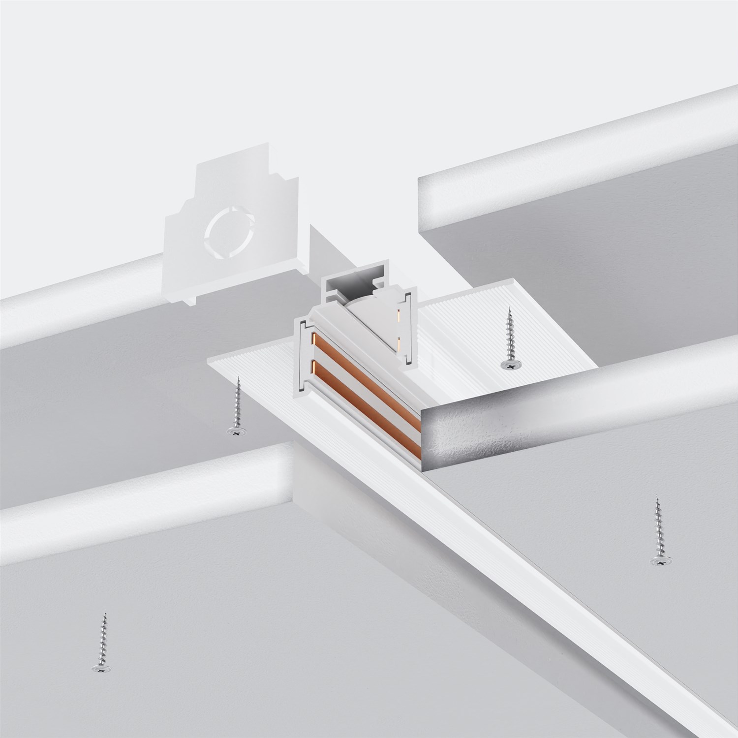 Maytoni Technical Busbar trunkings Exility Шинопровод встраиваемый цвет: белый TRXM034-422W