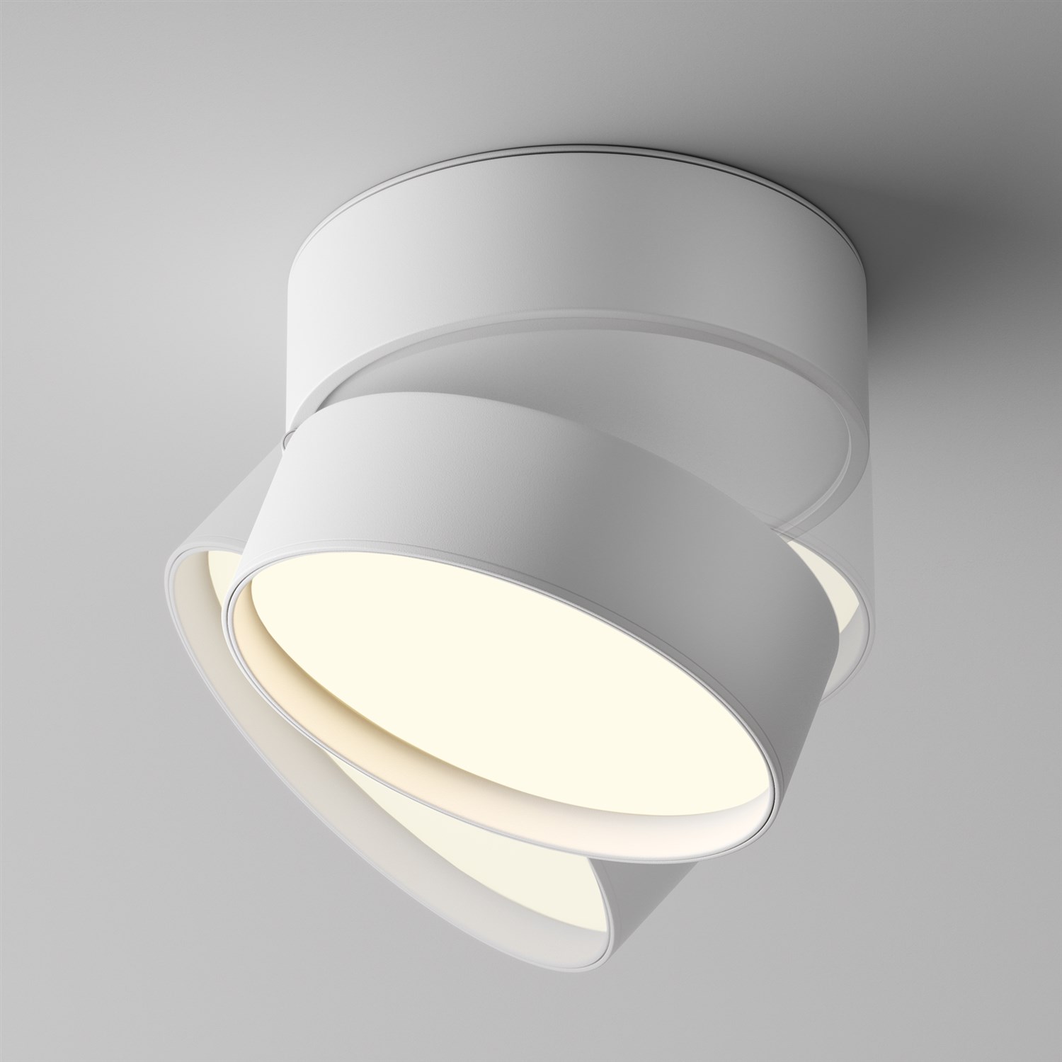 Maytoni Technical Onda Потолочный светильник цвет: белый C024CL-18W3K-W-1