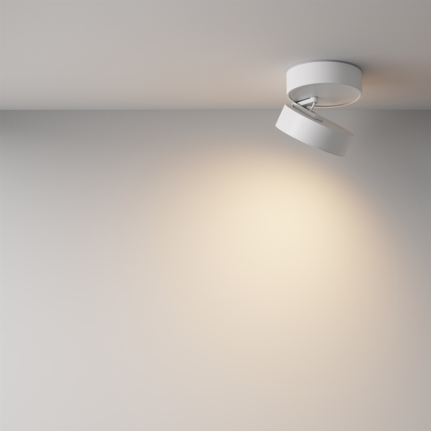 Maytoni Technical Onda Потолочный светильник цвет: белый C024CL-18W3K-W-1