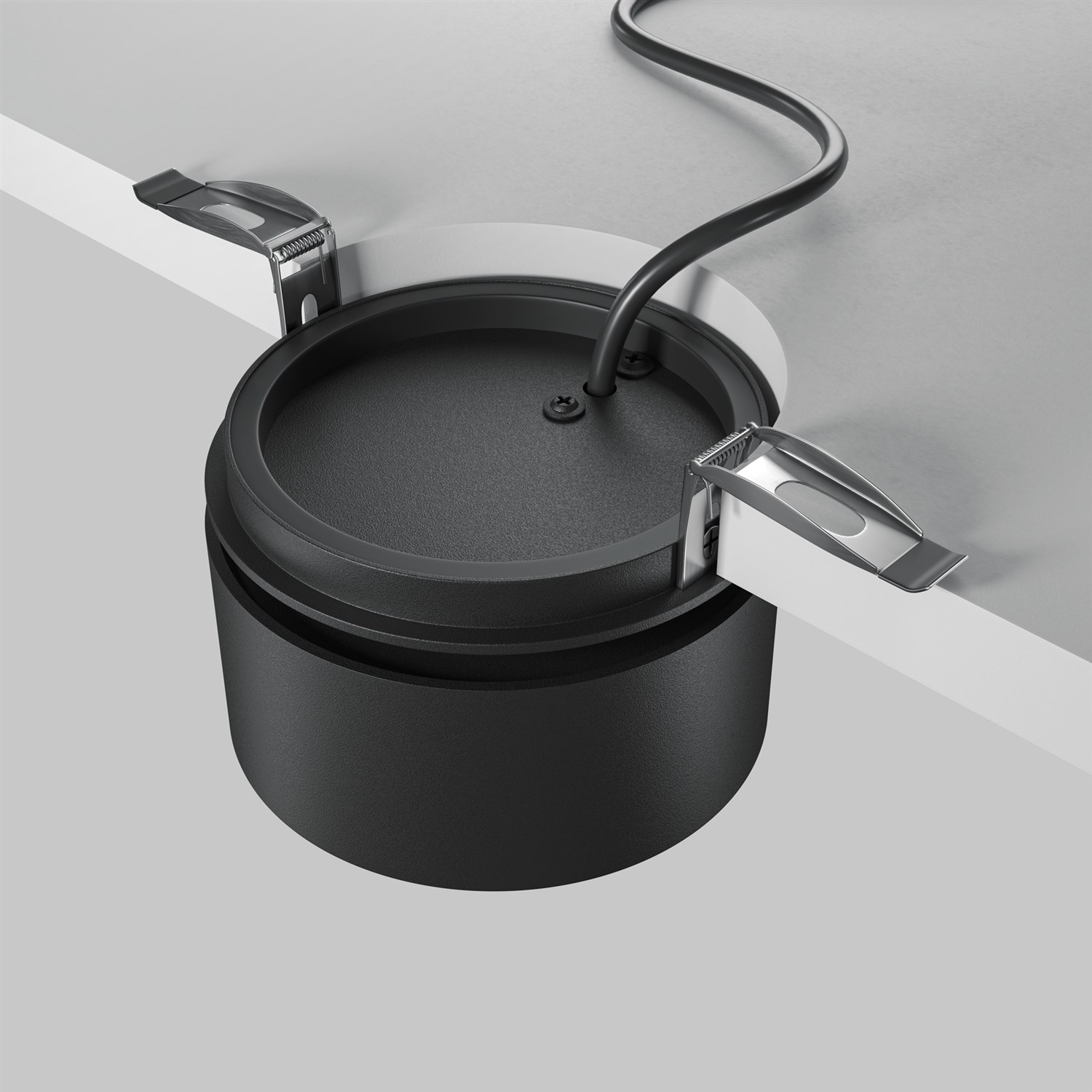 Maytoni Technical Onda Встраиваемый светильник цвет: черный DL024-12W4K-B