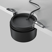 Maytoni Technical Onda Встраиваемый светильник цвет: черный DL024-12W-DTW-B