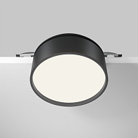 Maytoni Technical Onda Встраиваемый светильник цвет: черный DL024-18W4K-B