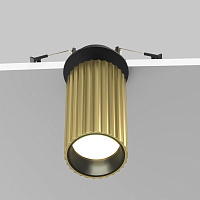 Maytoni Technical Calipso Встраиваемый светильник цвет: латунь C110CL-01-GU10-BS