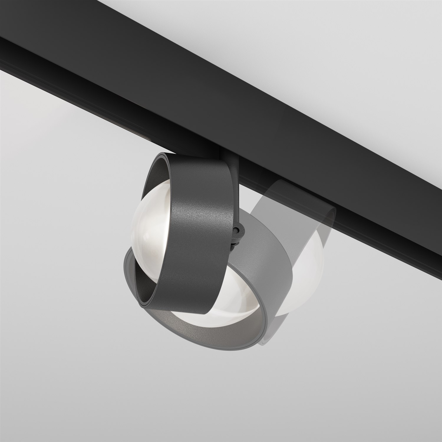 Maytoni Technical Lens Трековый светильник цвет: черный TR217-2-15W4K-B