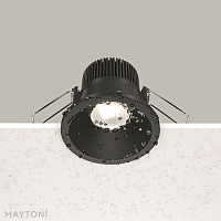 Maytoni Technical Zoom Встраиваемый светильник цвет: черный DL034-01-06W4K-B