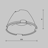 Maytoni Technical Accessories Аксессуар LensD35-18