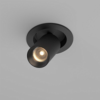 Maytoni Technical FOCUS LED Встраиваемый светильник цвет: черный C071CL-7W3K-B